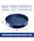 Фото #3 товара Pro 0.8MM Gauge Diamond and Mineral Infused Nonstick 9" Round Baking Pan