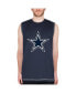 Фото #1 товара Men's Navy Dallas Cowboys Muscle Tank Top