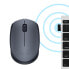 Фото #7 товара Logitech M170 Wireless Mouse - Ambidextrous - Optical - RF Wireless - 1000 DPI - Grey