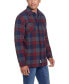 Фото #4 товара Men's Sherpa Lined Flannel Shirt Jacket