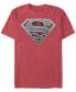 Фото #1 товара Men's Superman Concrete Logo Short Sleeve T-shirt