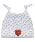 Infant Unisex White Chicago Bears Cutie Cuffed Knit Hat