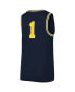 Big Boys #1 Navy Michigan Wolverines Team Replica Basketball Jersey