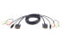 Фото #2 товара ATEN DVI-D USB KVM Cable 3m - 3 m - DVI-D - Black - DVI-D - USB A - 2 x 3.5mm - DVI-D - USB A - 2 x 3.5mm - Male