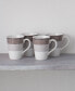 Colorscapes Canyon Layers 4 Piece Mug Set, 12 oz