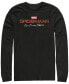Фото #1 товара Marvel Men's Spider-Man Far From Home Logo, Long Sleeve T-shirt