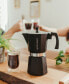 Milano Stovetop Espresso Maker Moka Pot 12 Espresso Cup Size 23.6 oz