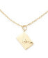 Фото #3 товара Kleinfeld gold-Tone LOVE Letter Pendant Necklace