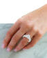 ფოტო #2 პროდუქტის Diamond Oval Halo Cluster Engagement Ring (1 ct. t.w.) in 14k Gold