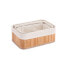 Set of Baskets Confortime Natural Bamboo (3 Pieces) (6 Units)