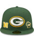 Фото #3 товара Men's Green Green Bay Packers Identity 59FIFTY Fitted Hat