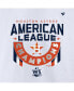 ფოტო #4 პროდუქტის Men's White Houston Astros 2022 American League Champions Locker Room Short Sleeve T-shirt