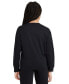 ფოტო #2 პროდუქტის Big Girls Sportswear Cotton Long-Sleeve Logo T-Shirt