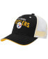 Фото #2 товара Big Boys Black Pittsburgh Steelers Core Lockup Snapback Hat