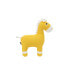 Фото #7 товара Плюшевый Crochetts AMIGURUMIS MINI Жёлтый Лошадь 38 x 42 x 18 cm