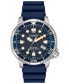 ფოტო #1 პროდუქტის Men's Eco-Drive Promaster Diver Blue Strap Watch 42mm BN0151-09L