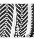 ფოტო #4 პროდუქტის Women's Black & White Geo Striped Romper