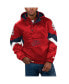 Фото #1 товара Men's Red St. Louis Cardinals Force Play II Half-Zip Hooded Jacket