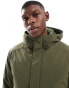 Фото #2 товара Jack & Jones technical parka with padded lining in khaki