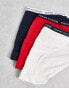 Tommy Hilfiger 3 pack brief in navy white and red Разноцветный, XS - EU 34 - фото #2