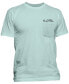Men's Blue Brew Crab Logo Graphic Pocket T-Shirt