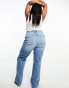 ASOS DESIGN Curve easy straight jeans in blue