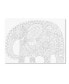 Фото #1 товара Miguel Balbas 'Big Elephant 1' Canvas Art - 24" x 18" x 2"