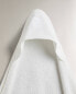 Фото #2 товара Muslin hooded baby towel with letters