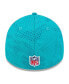 Фото #4 товара Men's Aqua Miami Dolphins 2024 Sideline 39THIRTY Flex Hat