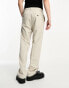 Фото #4 товара Weekday Lewis co-ord regular fit suit trousers in light grey exclusive to ASOS