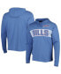 Фото #1 товара Men's Royal Buffalo Bills Field Franklin Hooded Long Sleeve T-shirt