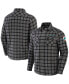 ფოტო #1 პროდუქტის Men's NFL x Darius Rucker Collection by Gray Miami Dolphins Flannel Long Sleeve Button-Up Shirt