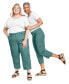 ფოტო #4 პროდუქტის Women's Cargo Capri Pants, Created for Macy's