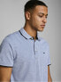 Фото #5 товара JJEPAULOS Slim Fit Bright Cobalt men´s polo shirt