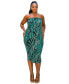 Фото #1 товара Plus Size Kiko Zebra Print Tube Dress