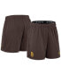 Фото #1 товара Women's Brown San Diego Padres Authentic Collection Knit Shorts