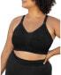 Фото #1 товара Plus Size Busty Sublime Hands-Free Pumping & Nursing Sports Bra s - Fits s 42E-46I
