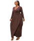 Plus Size Giuliana Tulip Hem Maxi Dress