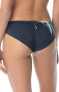 Vince Camuto Women's 239933 Shirred Smooth Fit Bikini Bottom Deep Sea Swimwear S