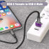 Фото #3 товара USB C Female to USB Male Adapter (Pack of 3), Type C to USB A Charging Cable Adapter for iPhone 11 Pro Max, Airpods iPad 2018, Samsung Galaxy Note 10 S20 Plus 20 S20+ 20+ Ultra, Google Pixel 4 4a 3 3A 2 XL.