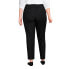 Фото #12 товара Plus Size High Rise Bi Stretch Pintuck Pencil Ankle Pants