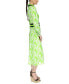 Фото #13 товара Women's Palm Printed Belted Midi Dress