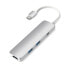 Satechi ST-CMAS - USB 3.2 Gen 1 (3.1 Gen 1) Type-C - HDMI - USB 3.2 Gen 1 (3.1 Gen 1) Type-A - USB 3.2 Gen 1 (3.1 Gen 1) Type-C - 5000 Mbit/s - Silver - Aluminium - 2016/2017 MacBook Pro 13" and 15" models - 2015/2016/2017 MacBook 12". Not compatible with Apple..