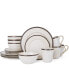 16-Pc. Promenade Scroll Dinnerware Set