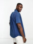 Polo Ralph Lauren icon logo short sleeve seersucker shirt custom fit in dark indigo XL - фото #7