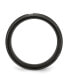ფოტო #2 პროდუქტის Stainless Steel Black IP-plated Cubic Zirconia Cross Band Ring