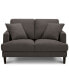 Фото #2 товара CLOSEOUT! Lexah 52" Fabric Loveseat with Two Pillows, Created for Macy's