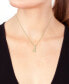 ფოტო #2 პროდუქტის EFFY® Diamond Abstract Form 18" Pendant Necklace (1/2 ct. t.w.) in 14k Gold