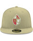 Фото #3 товара Men's Gold San Francisco 49ers Omaha Throwback 59FIFTY Fitted Hat