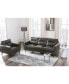 Фото #8 товара Ava 84" Mid-Century Modern Leather Sofa